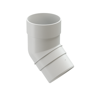 Колено 45˚ Premium ПВХ Пломбир от производителя Docke по цене 242 р Колено 45˚ Premium ПВХ Пломбир от производителя Docke по цене 242 р