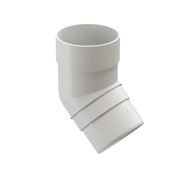 Колено 45˚ Premium ПВХ Пломбир от производителя Docke по цене 242 р Колено 45˚ Premium ПВХ Пломбир от производителя Docke по цене 242 р