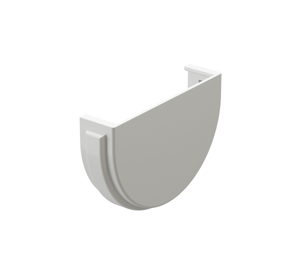 Заглушка желоба универсальная Premium ПВХ Пломбир от производителя  Docke по цене 103 р