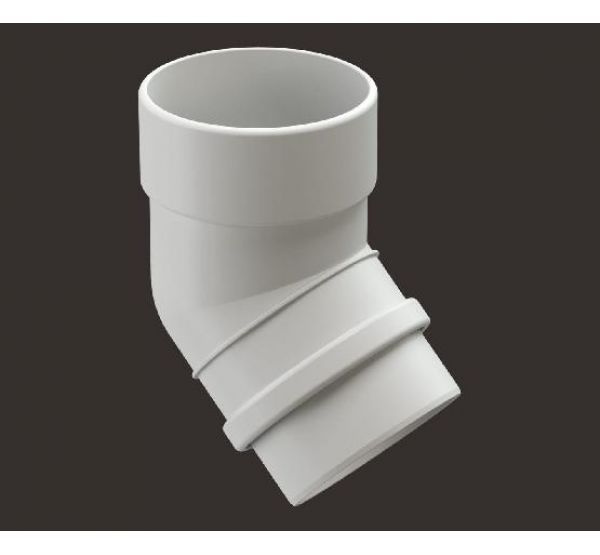 Колено 45˚ Lux ПВХ Пломбир от производителя Docke по цене 392 р Колено 45˚ Lux ПВХ Пломбир от производителя Docke по цене 392 р