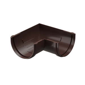 Угол желоба универсал 90˚ Premium ПВХ Шоколад от производителя Docke по цене 386 р Угол желоба универсал 90˚ Premium ПВХ Шоколад от производителя Docke по цене 386 р