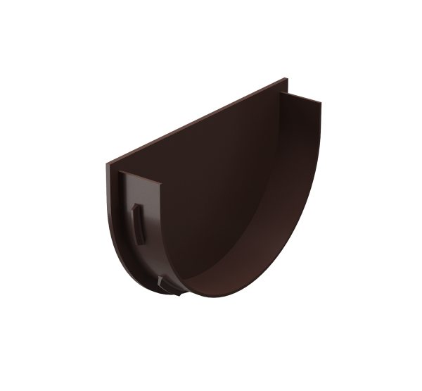 Заглушка желоба универсальная Premium ПВХ Шоколад от производителя Docke по цене 119 р Заглушка желоба универсальная Premium ПВХ Шоколад от производителя Docke по цене 119 р