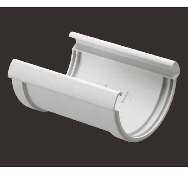 Соединитель желоба Lux ПВХ Пломбир от производителя Docke по цене 278 р Соединитель желоба Lux ПВХ Пломбир от производителя Docke по цене 278 р