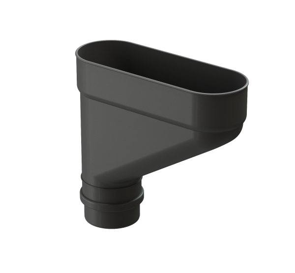 Коллектор для водостока Lux ПВХ Графит от производителя  Docke по цене 1 064 р